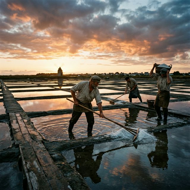 La Tradition des Sauniers et le Sel