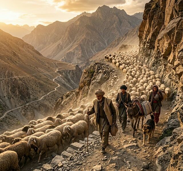 Transhumance sur la Route du Sel